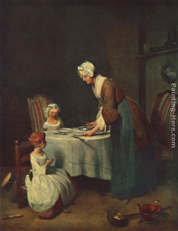 Jean Baptiste Simeon Chardin The Prayer before Meal